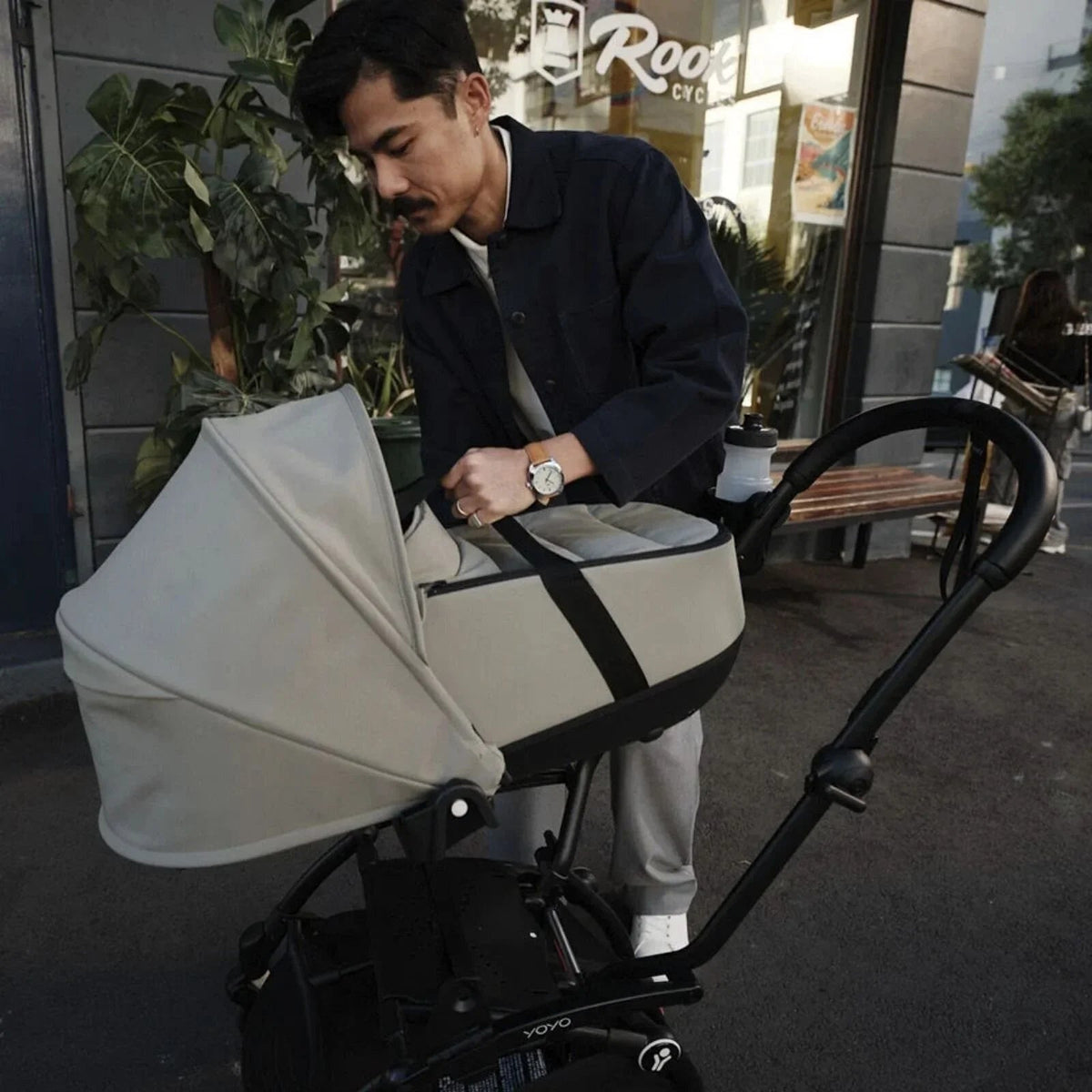 Stokke / Babyzen YOYO Newborn Shell - Olive | Luxury Home Accessories | Heulog Glow