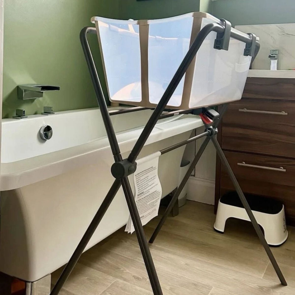 Stokke Flexi Bath Flexi Stand - Grey | Luxury Home Accessories | Heulog Glow
