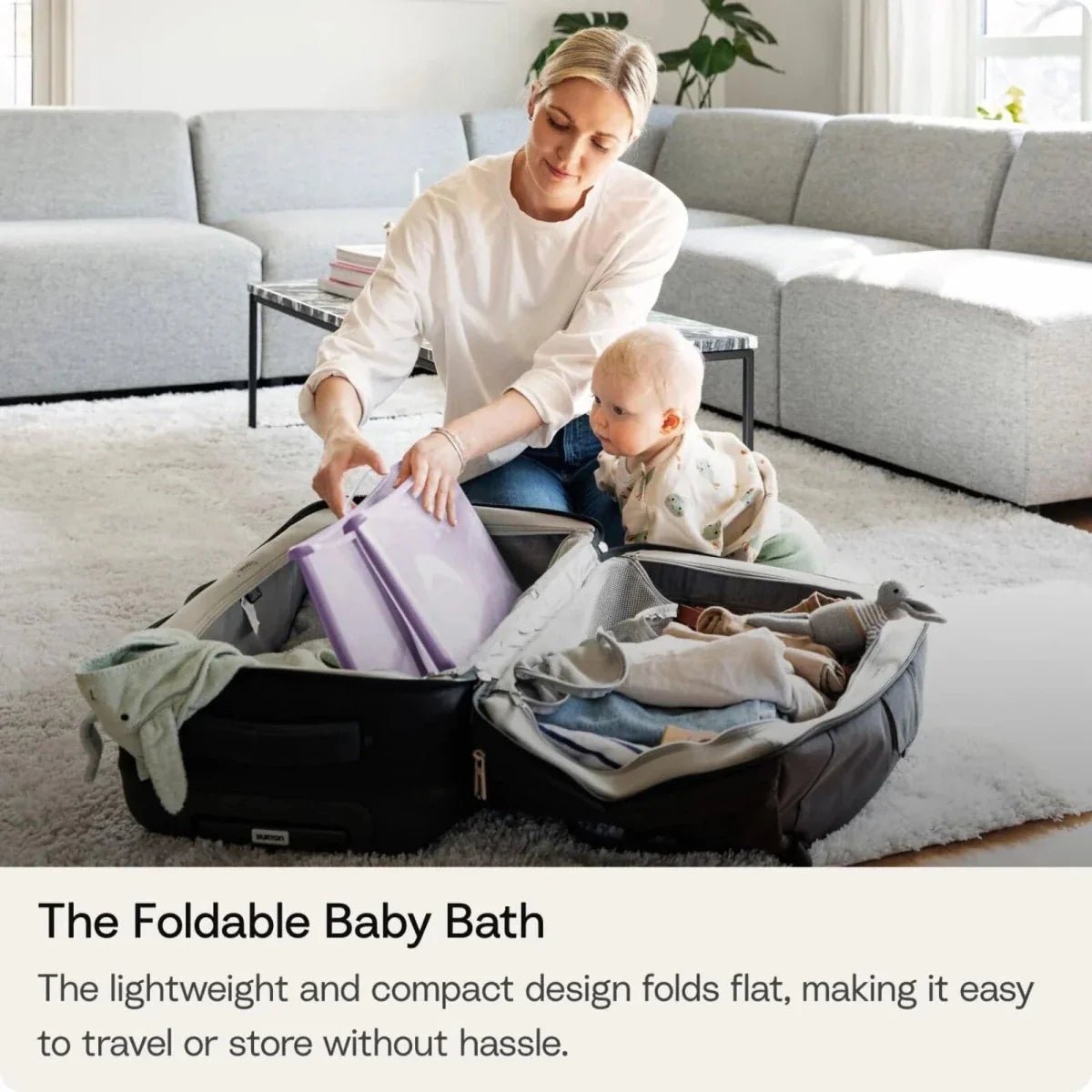 Stokke Flexi Bath X-Large Baby Bath - White | Luxury Home Accessories | Heulog Glow