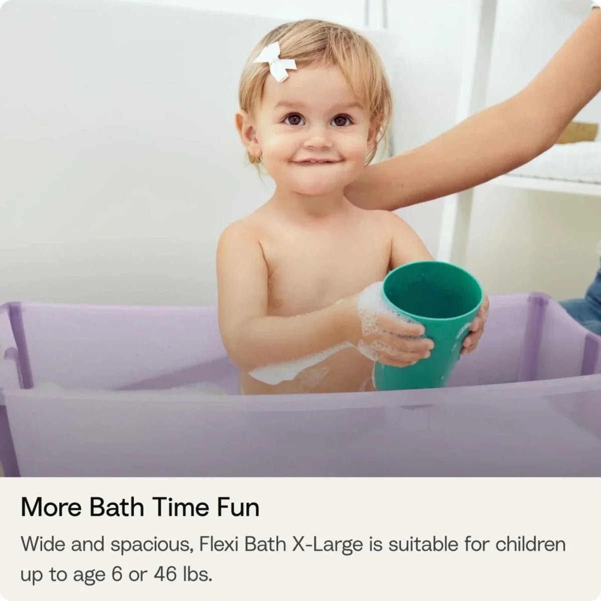 Stokke Flexi Bath X-Large Baby Bath - White | Luxury Home Accessories | Heulog Glow