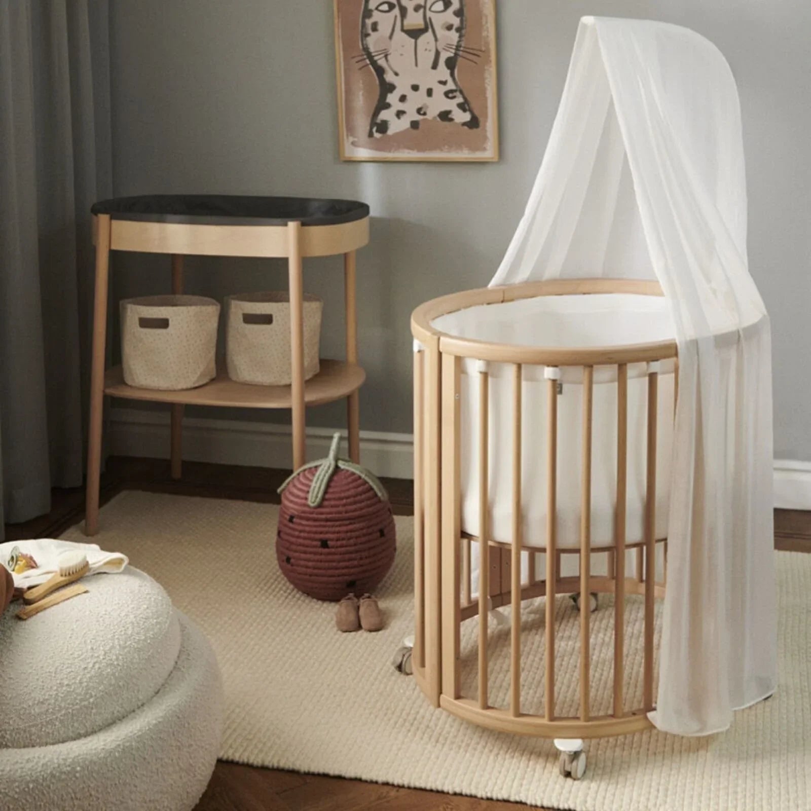 Stokke Sleepi Mini Bed - Natural | Luxury Home Accessories | Heulog Glow