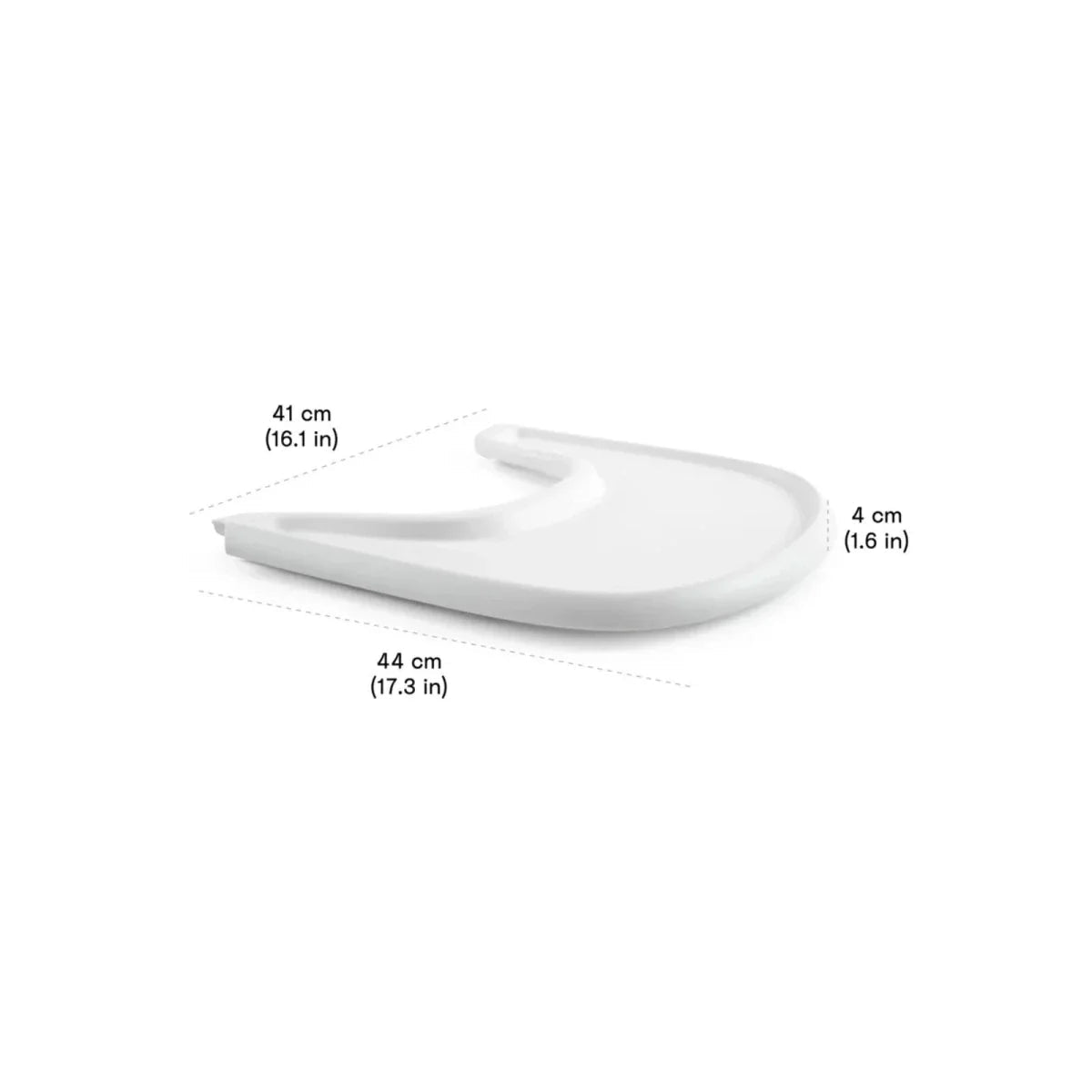 Stokke Tripp Trapp Highchair Tray - Vanilla White | Luxury Home Accessories | Heulog Glow