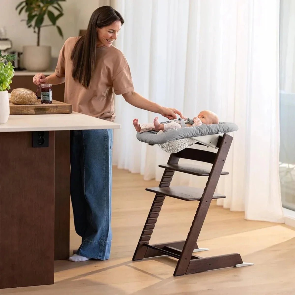 Stokke Tripp Trapp Highchair - Warm Brown | Luxury Home Accessories | Heulog Glow