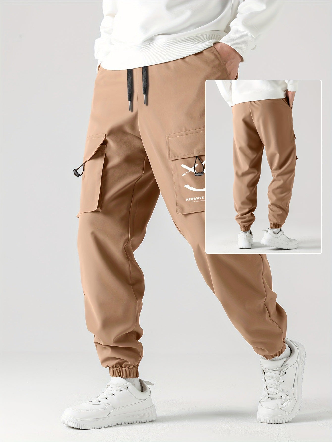 Straight Ankle Tied Wear-resistant Overalls Casual Pants | Luxury Home Accessories | Heulog Glow
