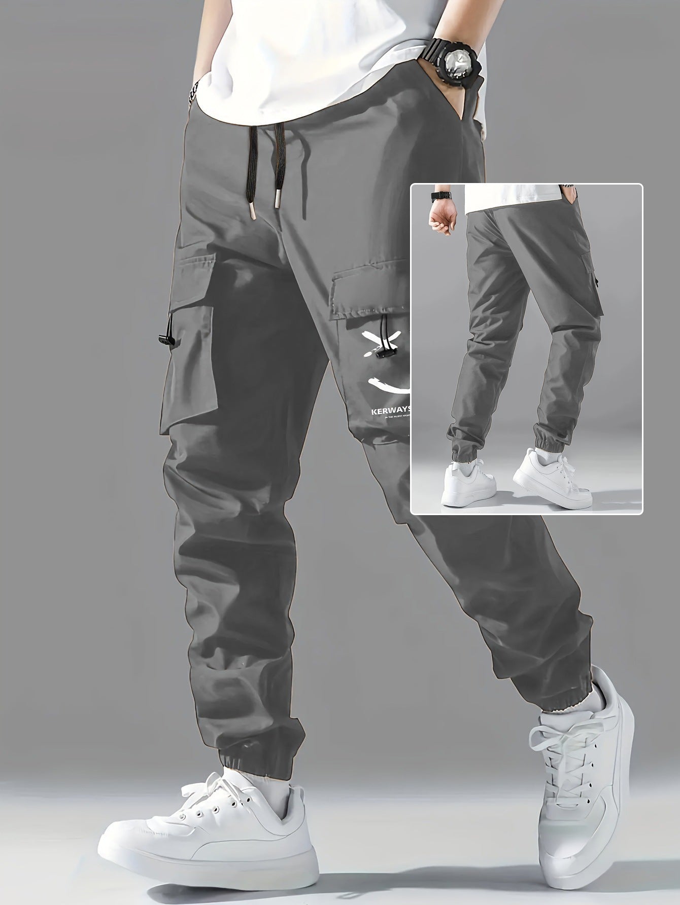 Straight Ankle Tied Wear-resistant Overalls Casual Pants | Luxury Home Accessories | Heulog Glow