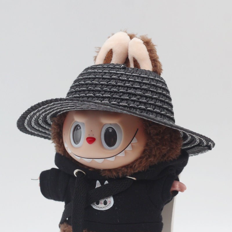 Straw Hat Woven Open Doll Decorative Accessories | Luxury Home Accessories | Heulog Glow