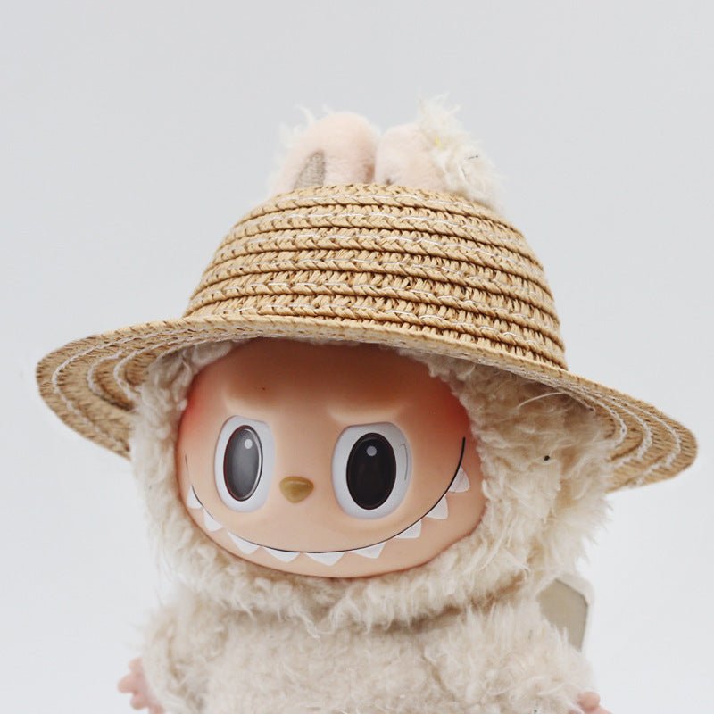 Straw Hat Woven Open Doll Decorative Accessories | Luxury Home Accessories | Heulog Glow
