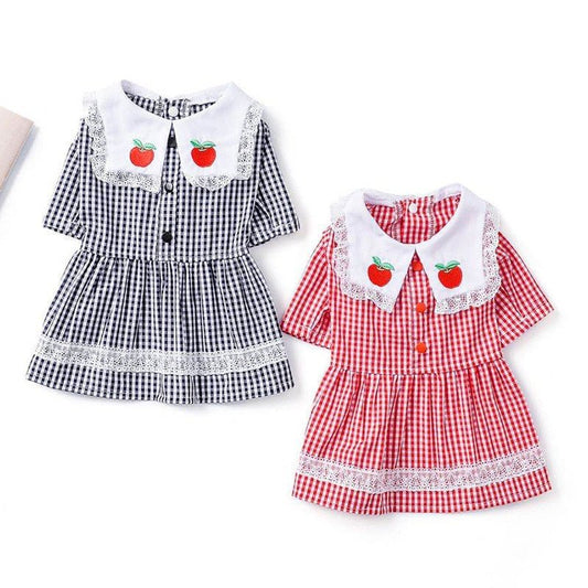 Strawberry embroidery pet clothes | Luxury Home Accessories | Heulog Glow