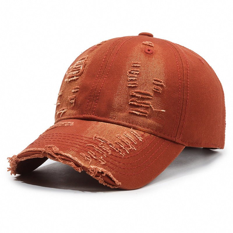 Street Hole Vintage Baseball Cap Men Do The Old Cowboy Washed | Luxury Home Accessories | Heulog Glow