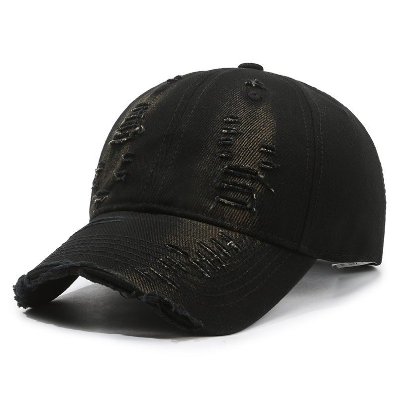 Street Hole Vintage Baseball Cap Men Do The Old Cowboy Washed | Luxury Home Accessories | Heulog Glow