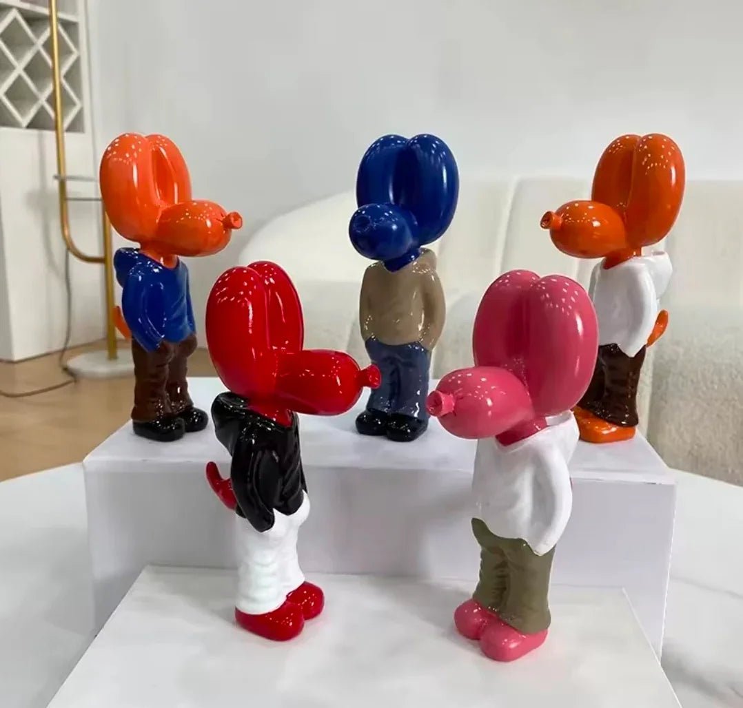 Street Trend Balloon Dog Resin Statue | Luxury Home Accessories | Heulog Glow