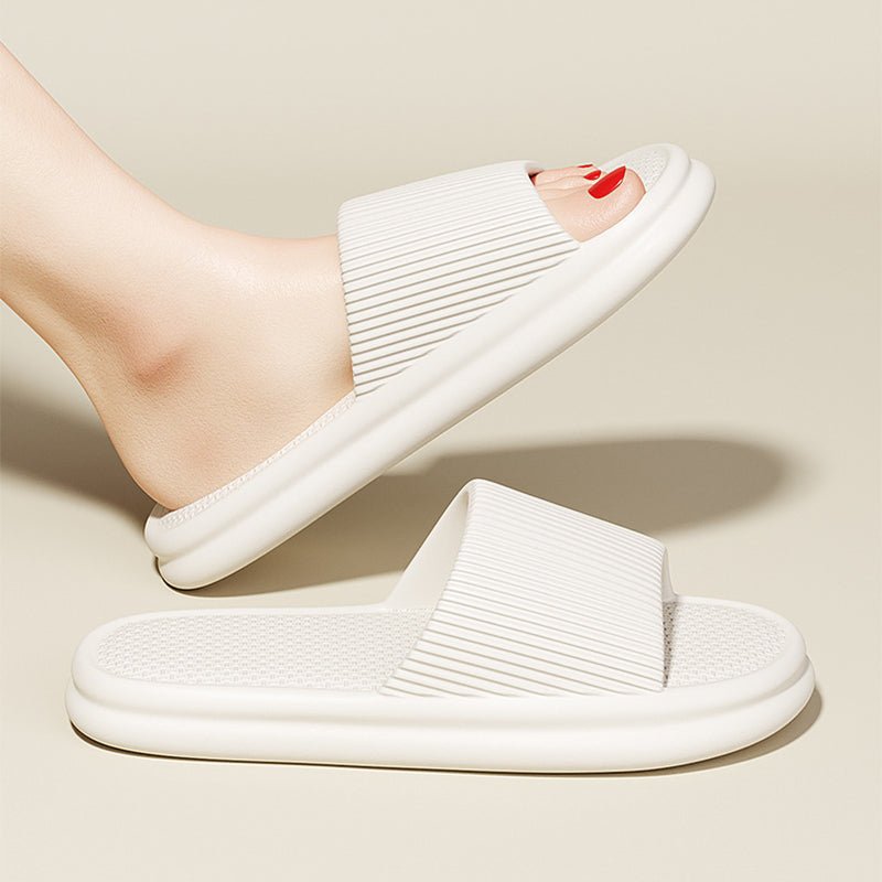 Striped Design Home Slippers For Women Men Soft Anti-slip Floor Bathroom Slippers Solid House Shoes | Luxury Home Accessories | Heulog Glow