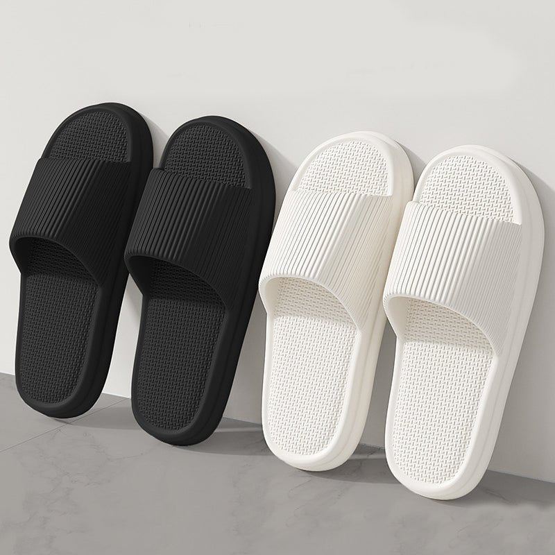 Striped Design Home Slippers For Women Men Soft Anti-slip Floor Bathroom Slippers Solid House Shoes | Luxury Home Accessories | Heulog Glow