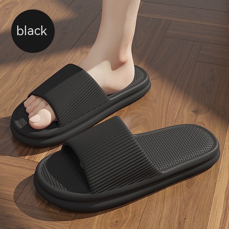 Striped Design Home Slippers For Women Men Soft Anti-slip Floor Bathroom Slippers Solid House Shoes | Luxury Home Accessories | Heulog Glow