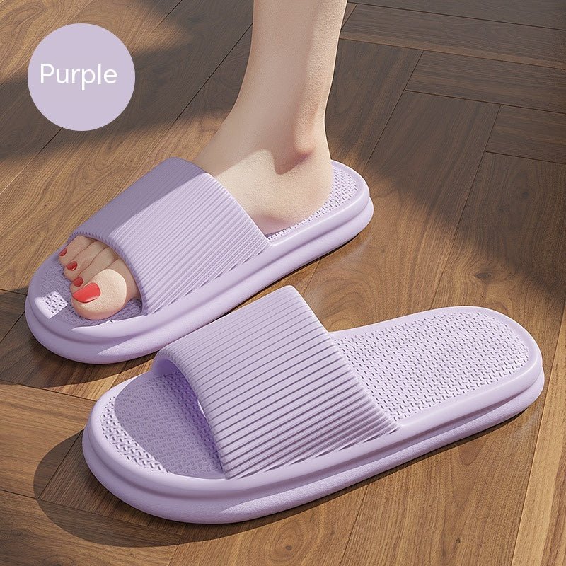 Striped Design Home Slippers For Women Men Soft Anti-slip Floor Bathroom Slippers Solid House Shoes | Luxury Home Accessories | Heulog Glow