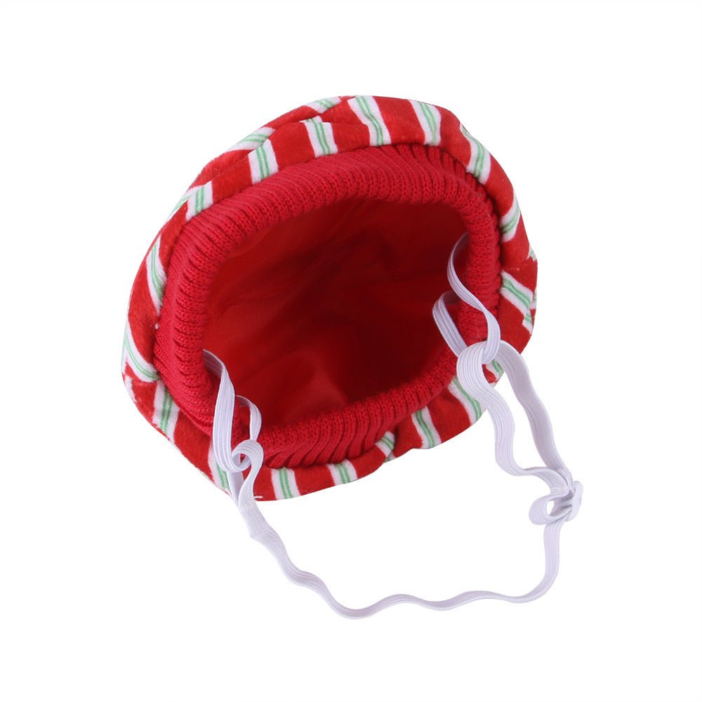 Striped Hat Headgear Cat Ornaments Cat Headgear With Ears | Luxury Home Accessories | Heulog Glow
