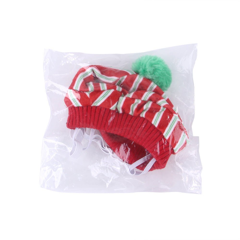 Striped Hat Headgear Cat Ornaments Cat Headgear With Ears | Luxury Home Accessories | Heulog Glow
