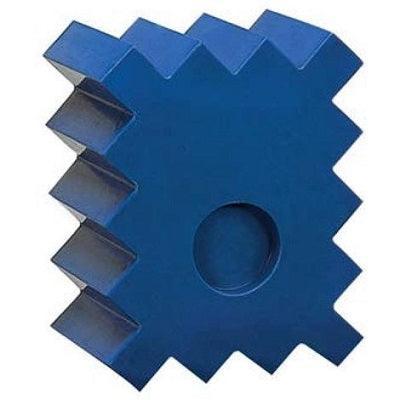 Stubbs Pole Block Blue | Luxury Home Accessories | Heulog Glow