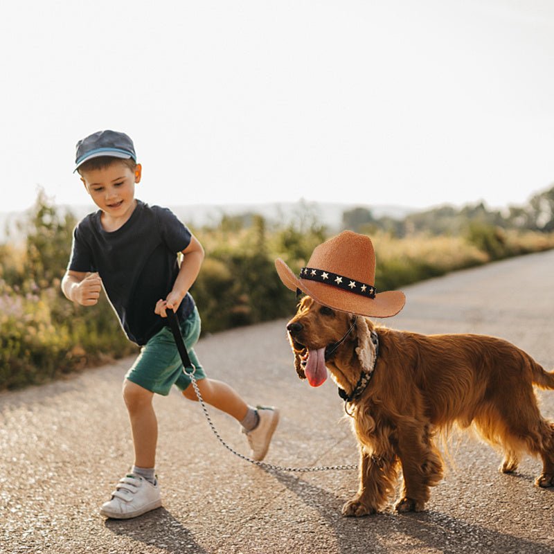 Stylish Pets Cat Cowboy Hat Star Hats For Cats Dogs Soft Adjustable Caps Street Parties Photo Shoots Universal Props Clothing | Luxury Home Accessories | Heulog Glow