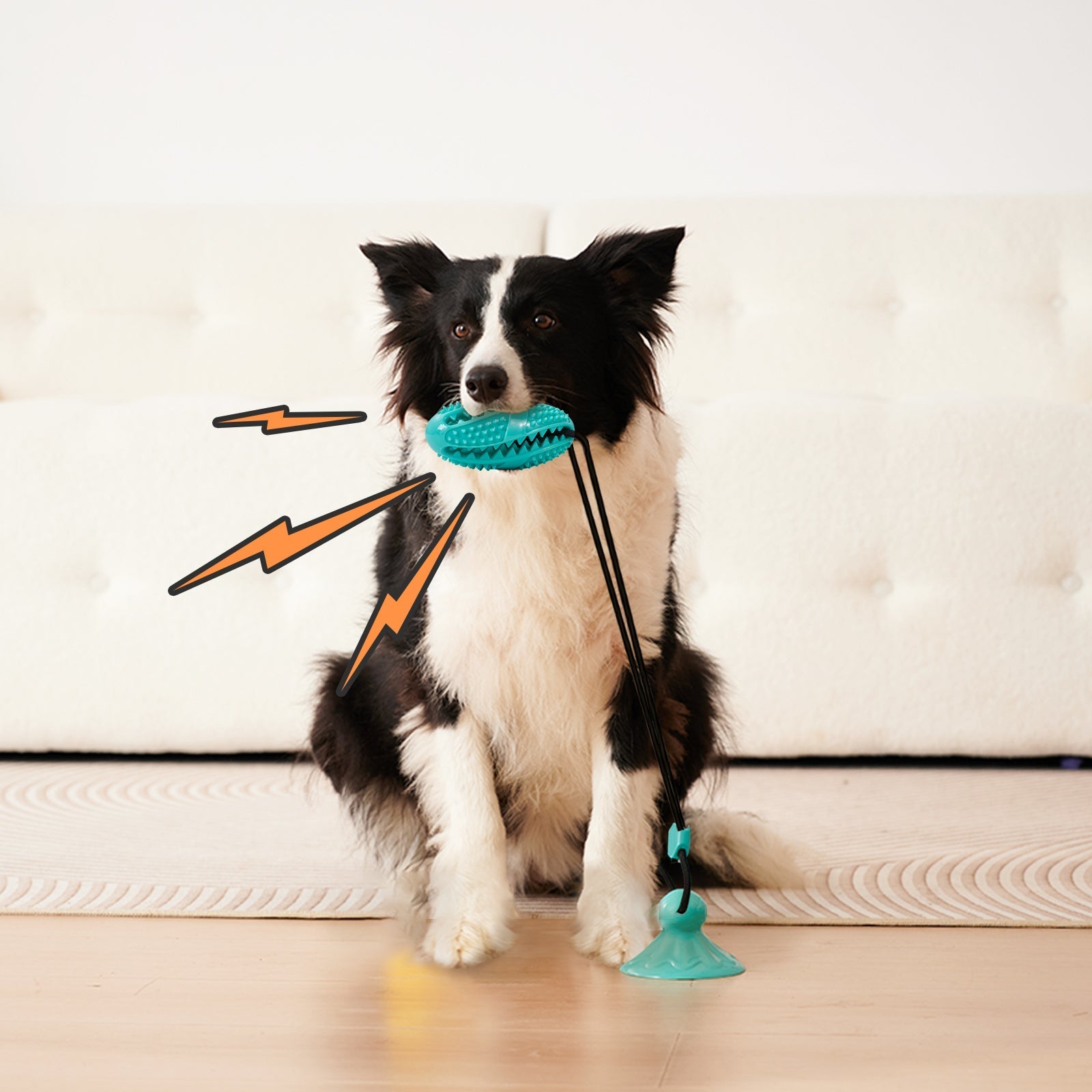 Suction Cup Pull Rope Leaking Pet Toy Ball Tpr Molar Teeth Cleaning Vent Ball Dog Toy Ball | Luxury Home Accessories | Heulog Glow