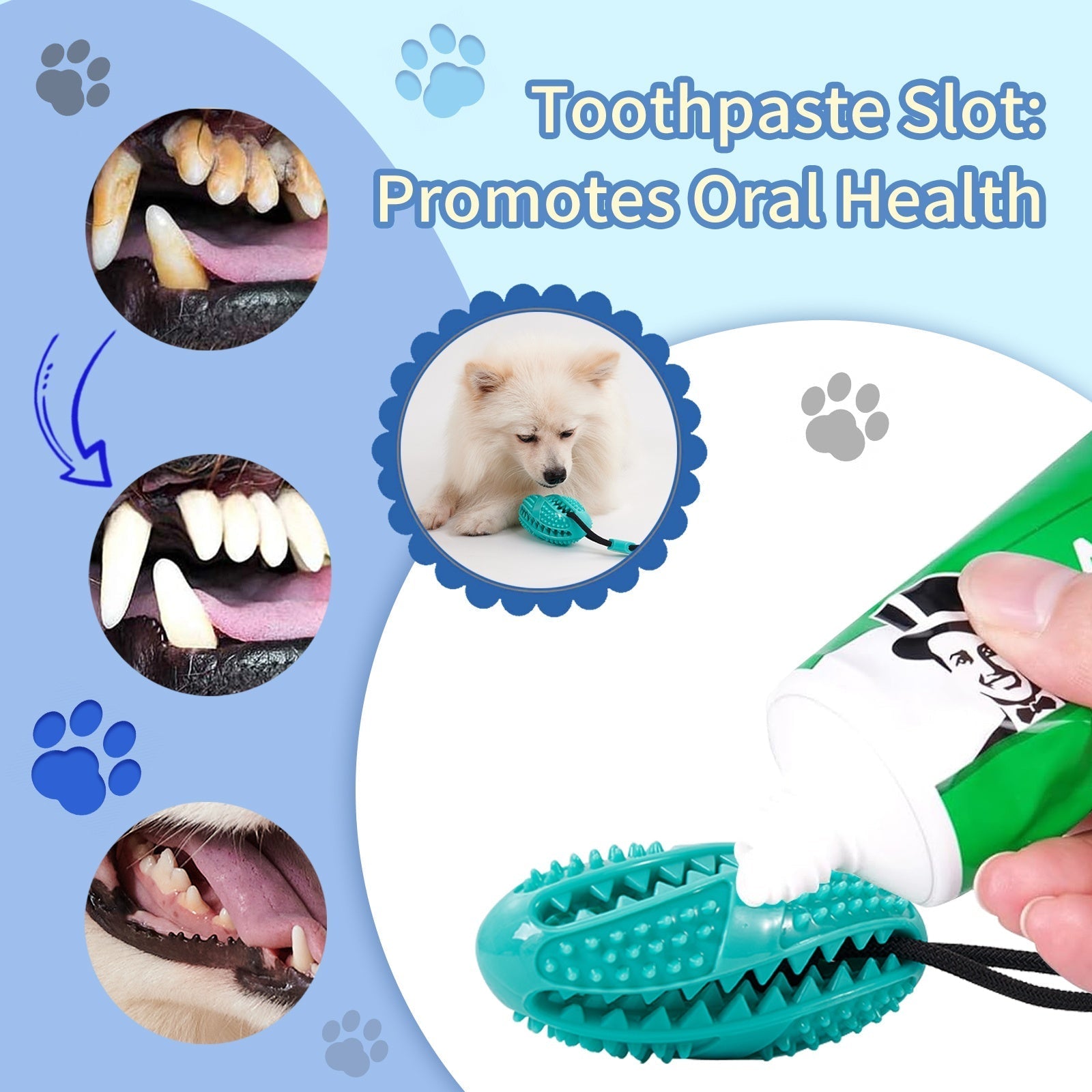 Suction Cup Pull Rope Leaking Pet Toy Ball Tpr Molar Teeth Cleaning Vent Ball Dog Toy Ball | Luxury Home Accessories | Heulog Glow