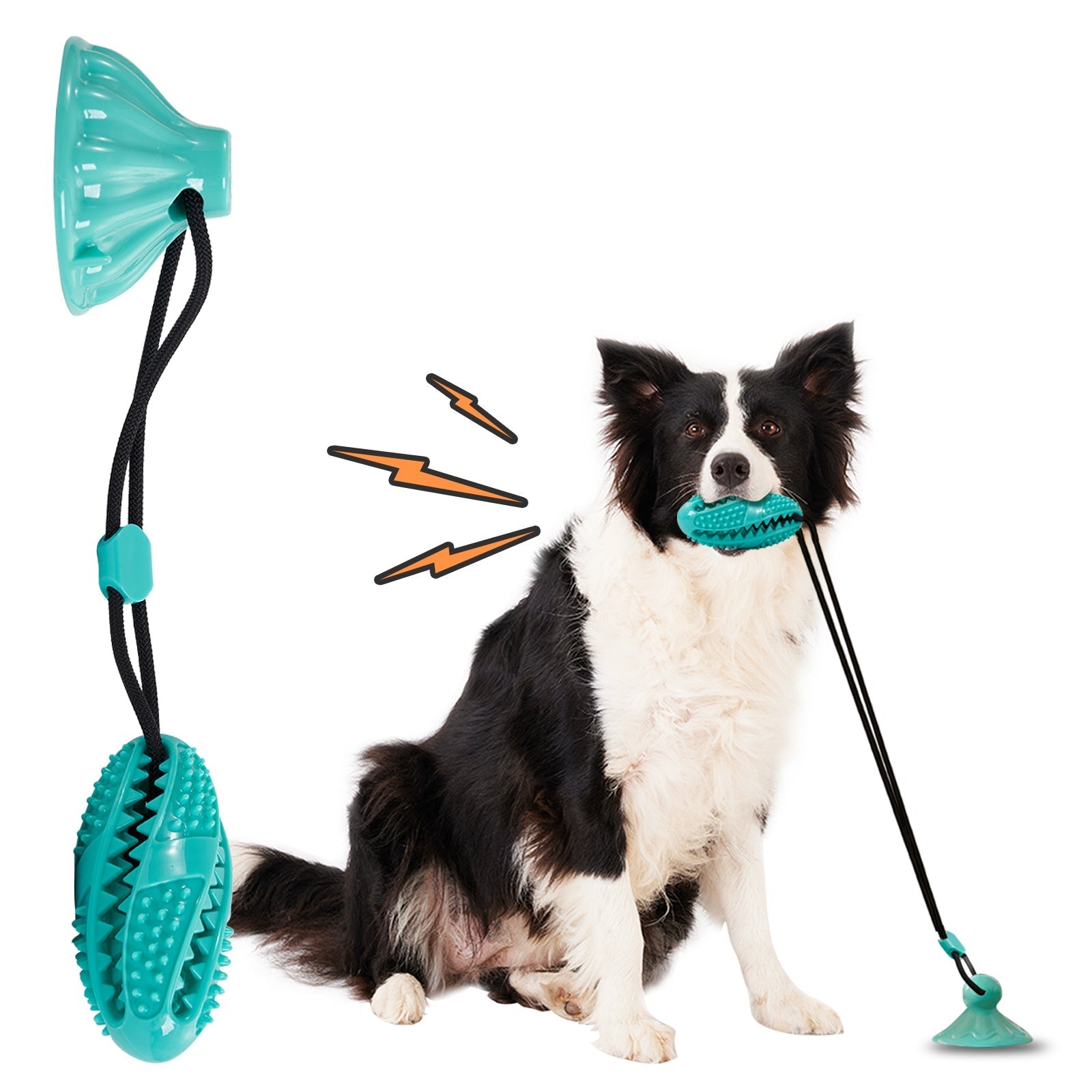 Suction Cup Pull Rope Leaking Pet Toy Ball Tpr Molar Teeth Cleaning Vent Ball Dog Toy Ball | Luxury Home Accessories | Heulog Glow