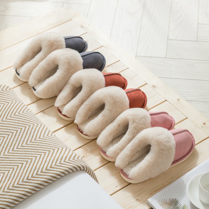 Suede cotton slippers | Luxury Home Accessories | Heulog Glow