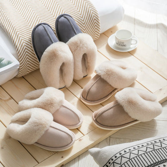 Suede cotton slippers | Luxury Home Accessories | Heulog Glow