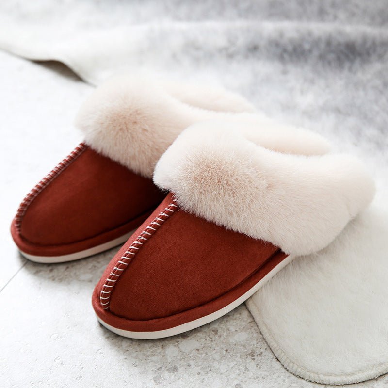 Suede cotton slippers | Luxury Home Accessories | Heulog Glow