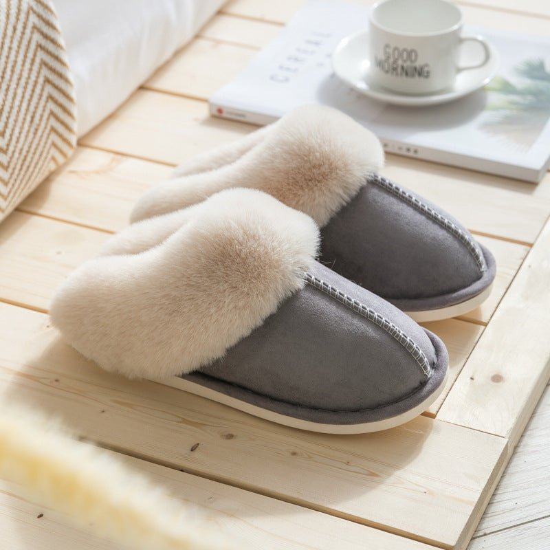 Suede cotton slippers | Luxury Home Accessories | Heulog Glow