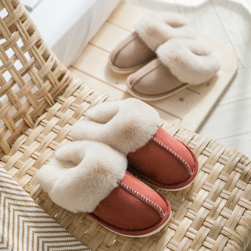 Suede cotton slippers | Luxury Home Accessories | Heulog Glow