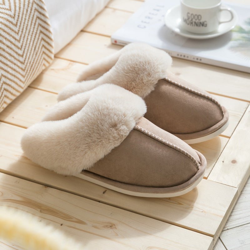 Suede cotton slippers | Luxury Home Accessories | Heulog Glow