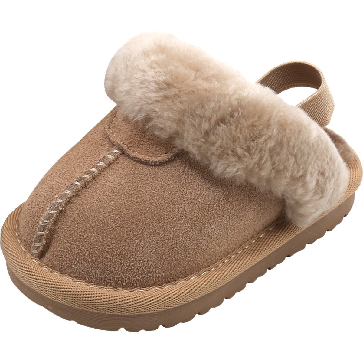 Suede Fleece-lined Cotton Shoes For Children's Walking | Luxury Home Accessories | Heulog Glow