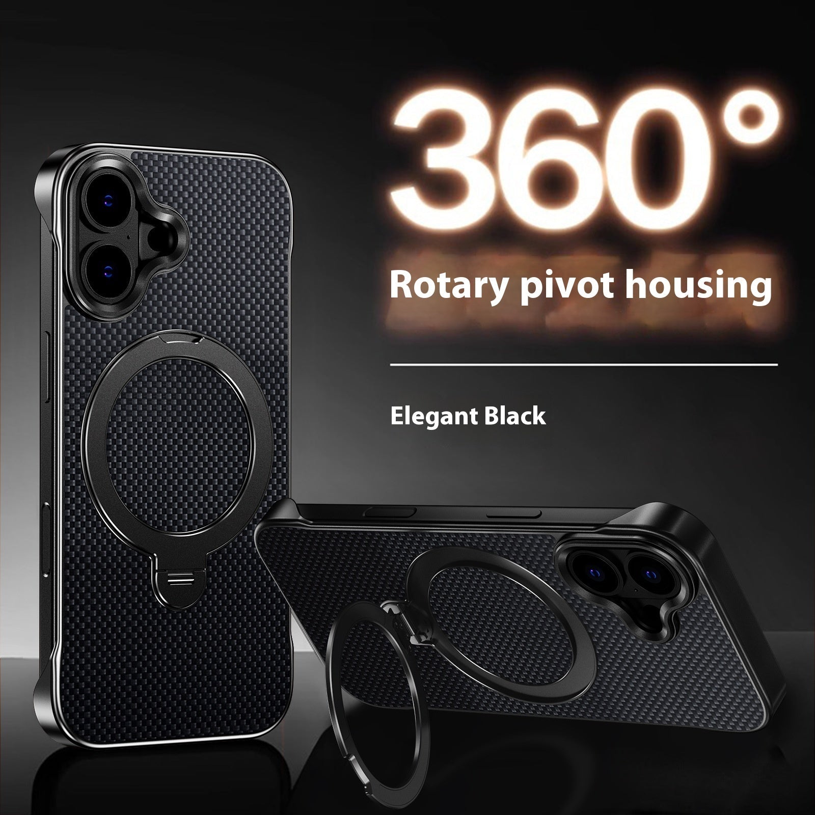 Suitable For 171615Promax Aramid Fiber Bracket Frameless Phone Case | Luxury Home Accessories | Heulog Glow