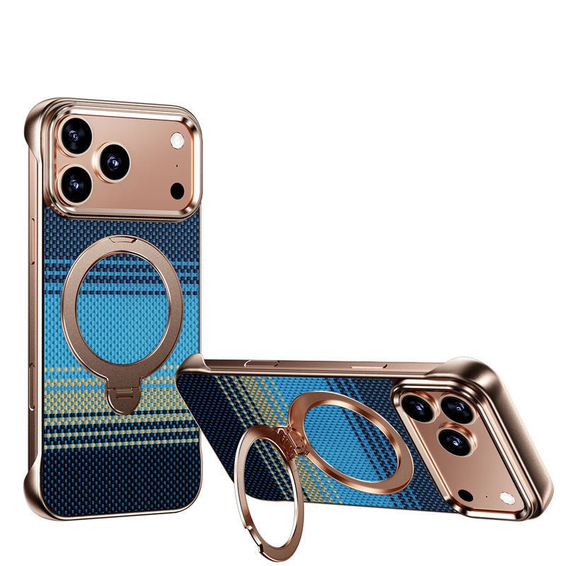 Suitable For 171615Promax Aramid Fiber Bracket Frameless Phone Case | Luxury Home Accessories | Heulog Glow