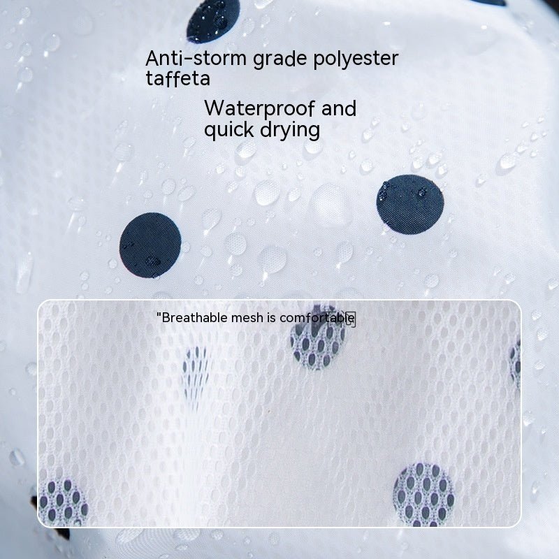 Summer Full Printed Polka Dot Bear Dog Poncho | Luxury Home Accessories | Heulog Glow