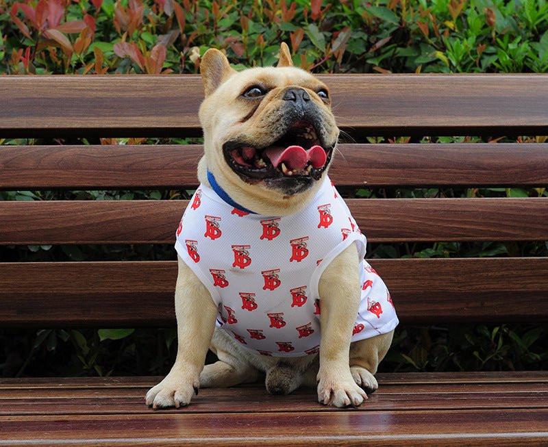 Summer Small Dog Letter Full Print Pet Vest | Luxury Home Accessories | Heulog Glow