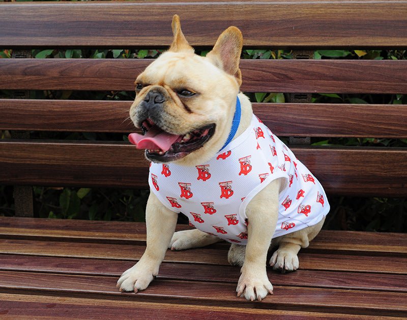 Summer Small Dog Letter Full Print Pet Vest | Luxury Home Accessories | Heulog Glow