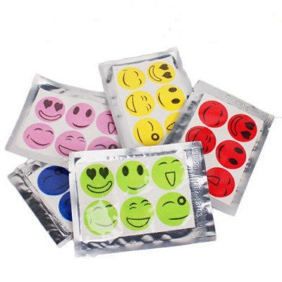 Summer Smile Mosquito Sticker Cartoon Mosquito Repellent Mosquito Repellent Mosquito Sticker 6 Pieces Of Random Color | Luxury Home Accessories | Heulog Glow