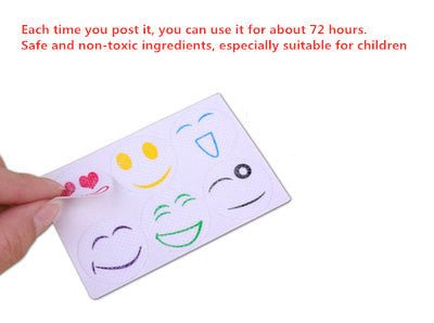 Summer Smile Mosquito Sticker Cartoon Mosquito Repellent Mosquito Repellent Mosquito Sticker 6 Pieces Of Random Color | Luxury Home Accessories | Heulog Glow