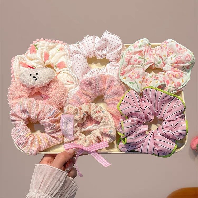 Summer Super Fairy Sweet Lace Large Intestine Hair Ring | Luxury Home Accessories | Heulog Glow