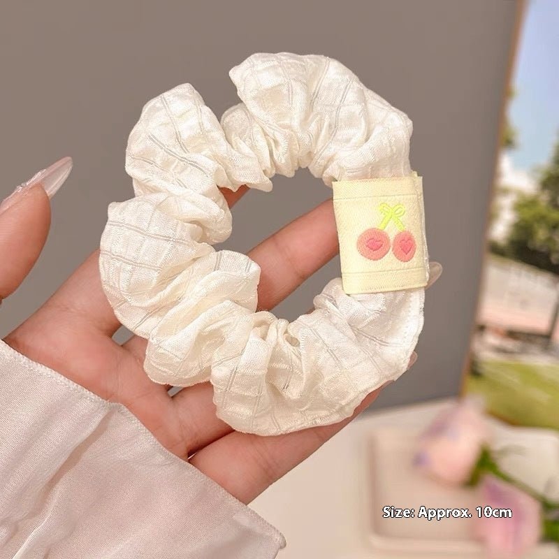 Summer Super Fairy Sweet Lace Large Intestine Hair Ring | Luxury Home Accessories | Heulog Glow