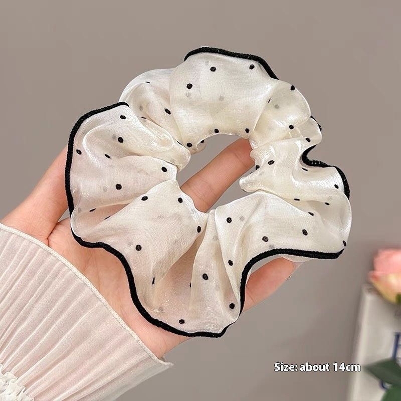 Summer Super Fairy Sweet Lace Large Intestine Hair Ring | Luxury Home Accessories | Heulog Glow