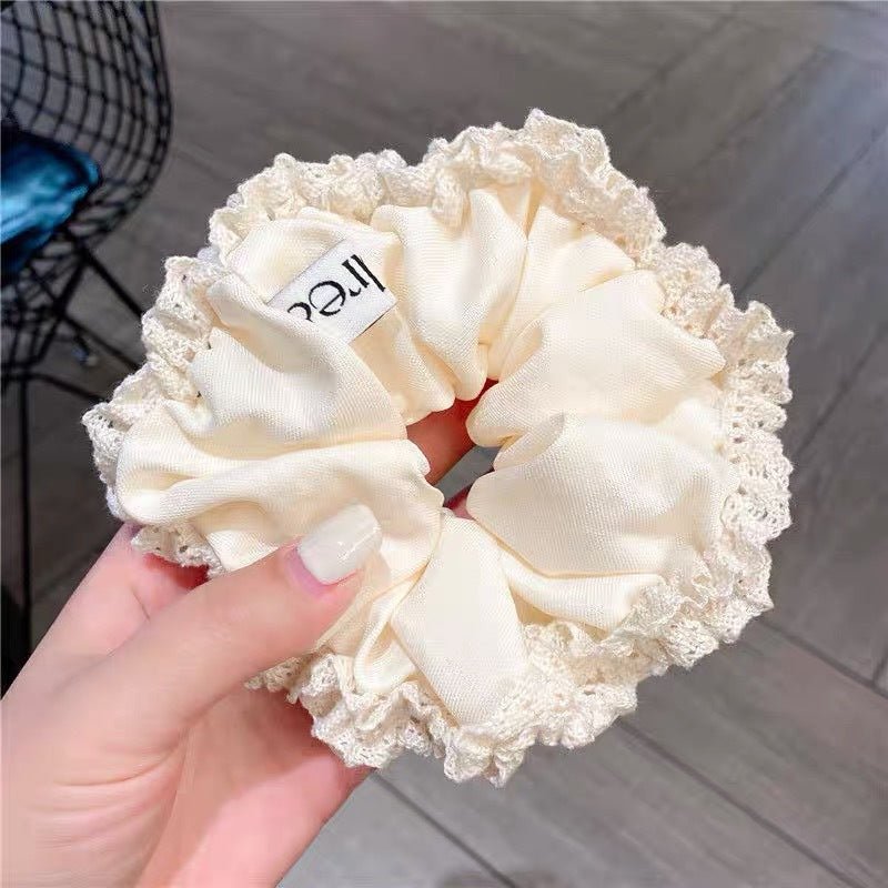 Summer Super Fairy Sweet Lace Large Intestine Hair Ring | Luxury Home Accessories | Heulog Glow