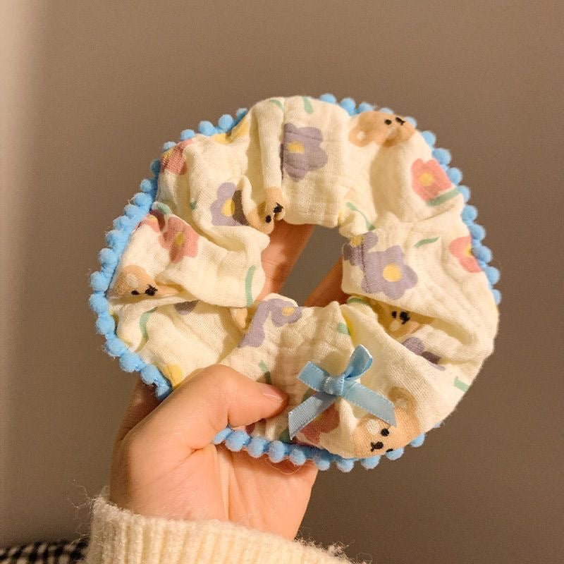 Summer Super Fairy Sweet Lace Large Intestine Hair Ring | Luxury Home Accessories | Heulog Glow