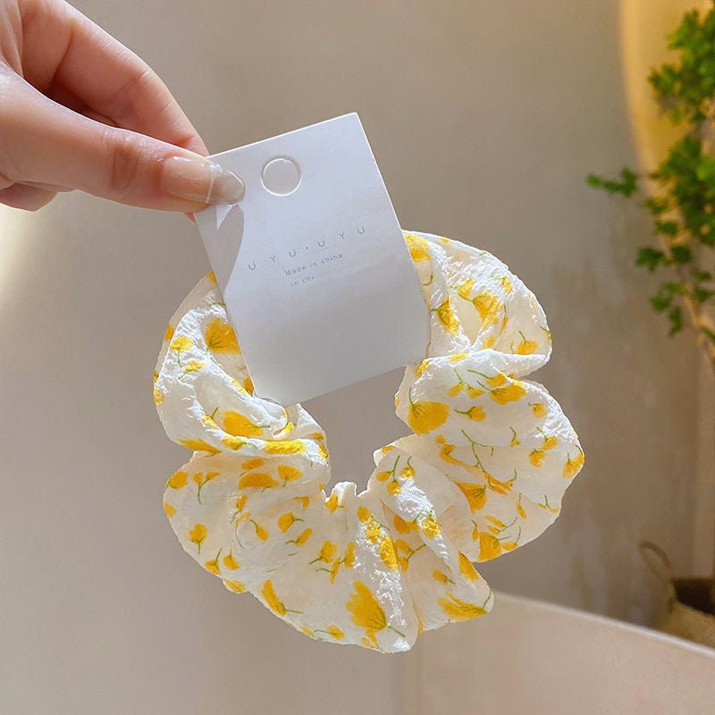 Summer Super Fairy Sweet Lace Large Intestine Hair Ring | Luxury Home Accessories | Heulog Glow