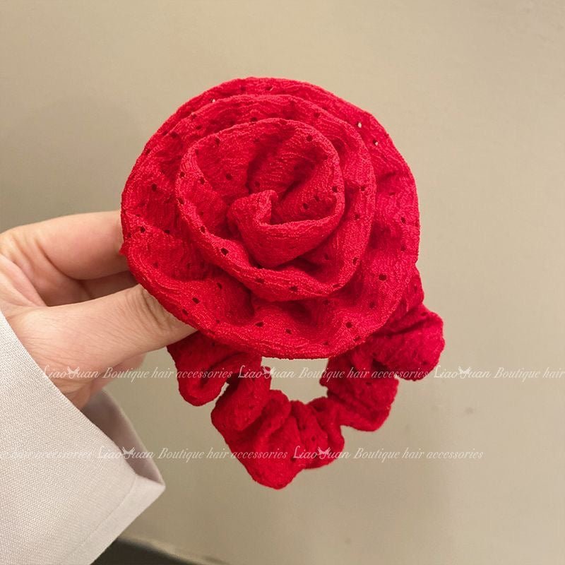 Summer Super Fairy Sweet Lace Large Intestine Hair Ring | Luxury Home Accessories | Heulog Glow