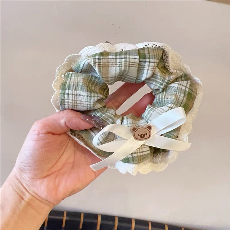Summer Super Fairy Sweet Lace Large Intestine Hair Ring | Luxury Home Accessories | Heulog Glow