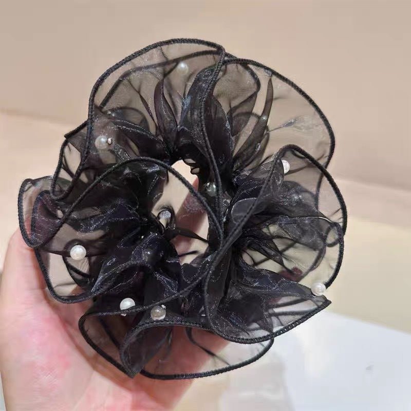 Summer Super Fairy Sweet Lace Large Intestine Hair Ring | Luxury Home Accessories | Heulog Glow