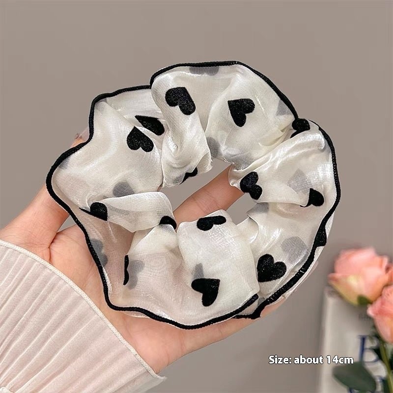 Summer Super Fairy Sweet Lace Large Intestine Hair Ring | Luxury Home Accessories | Heulog Glow